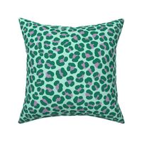 Animal Print Green and Purple