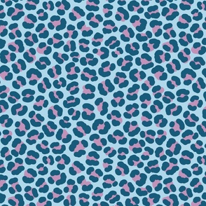 Animal Print Blue and Pink