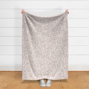 Climbing Floral - blush - large scale