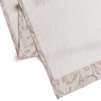 Climbing Floral - blush - large scale