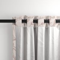 Climbing Floral - blush - large scale