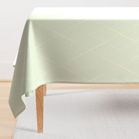 Deco Diamonds in Mint and Gold - Large