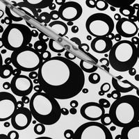 Mod Bubbles - Black and White