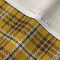 fall plaid fabric -  nugget gold