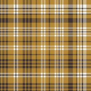 fall plaid fabric -  harvest gold