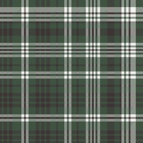 fall plaid fabric -  forest green