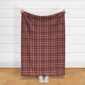 fall plaid fabric -  boss red