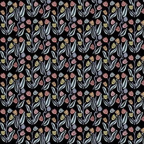 Tulips-Floral Pattern