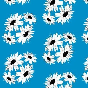 Bunch of Daisies Blue