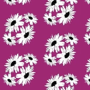 Bunch of Daisies Hot Pink