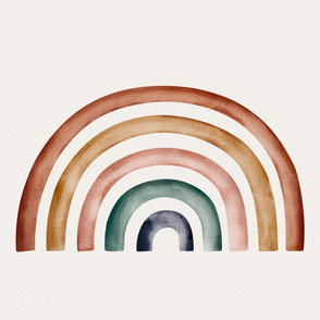 Earth tone rainbow // One metre 54in