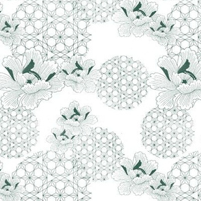 Oriental Flower Mesh