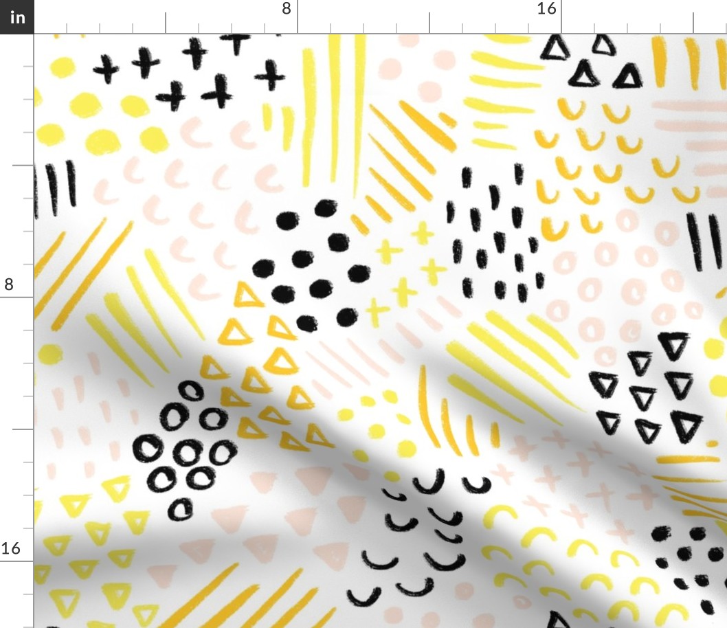 Geometric Doodle Collage