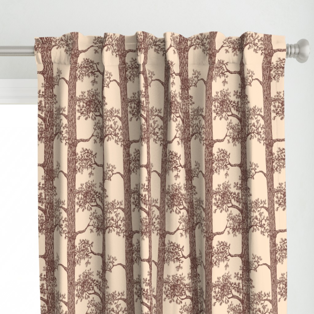 Pine Forest (Beige and Brown) – Large Scale