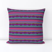 Pink and Purple Diamond Serape Saltillo