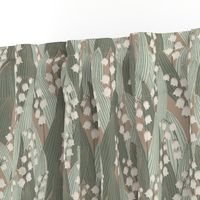 Lily of the valley - neutral vintage