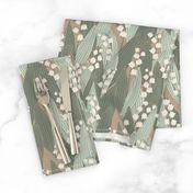 Lily of the valley - neutral vintage