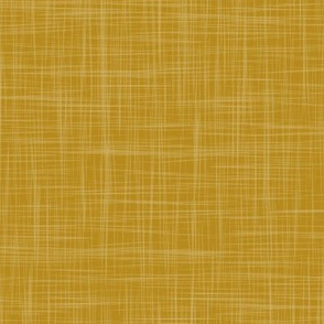 Lilium Goldenrod Textured Solid - Faux Linen Texture