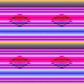 Mexican Pink Diamond Serape