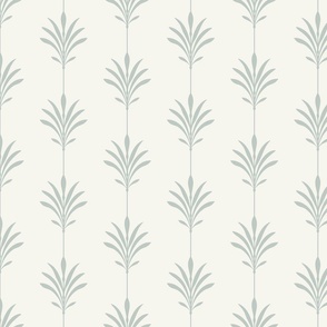 Zen Deco, Sparse - Dusty Blue, Porcelain - Medium