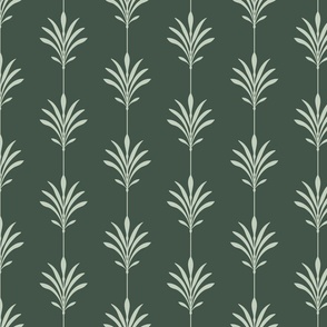 Zen Deco, Sparse - Mint, Evergreen - Medium