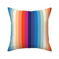 Retro Rainbow stripe L by Pippa Shaw