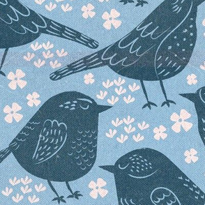 Bird Song Blue