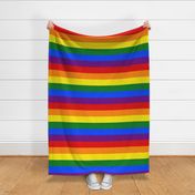 LGBT Six Rainbow 3" Stripes - Extra Large