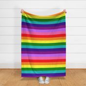 LGBT Nine Rainbow 3" Stripes - Extra large