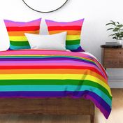 LGBT Nine Rainbow 3" Stripes - Extra large