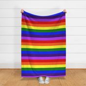 LGBT Seven Rainbow 3" Stripes - Extra Large