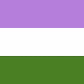 Genderqueer 6" Horizontal Stripes