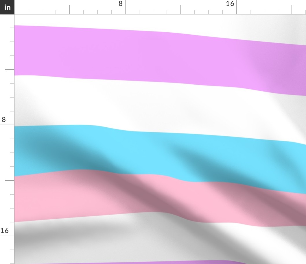 Bigender Pride 3.6" Stripes - Extra large