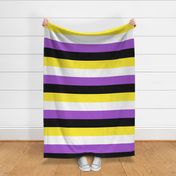 Non-Binary Pride 4.5" Stripes - Extra Large