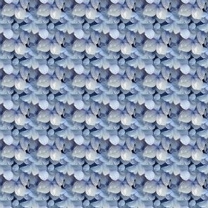 Blue hydrangea print