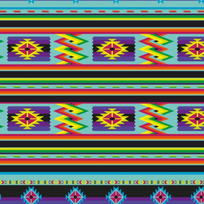 Rainbow Southwestern Serape