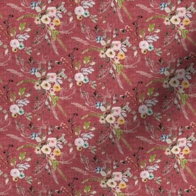 La Boheme Floral (dusty pink) xxxsml