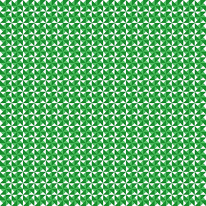 color block pinwheel just green
