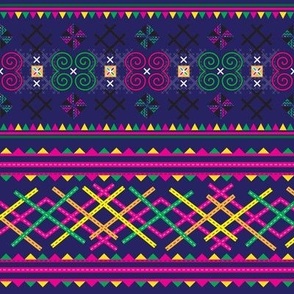 Hmong Skirt Pattern by VXM