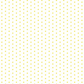 TINY POIS yellow on white