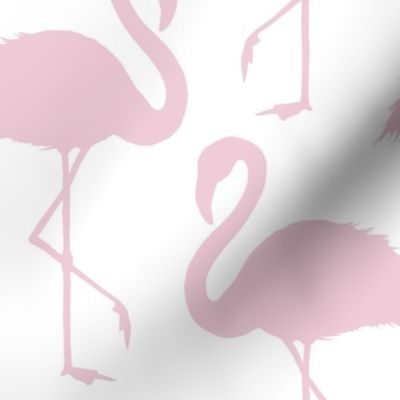 Pink flamingo abstract seamless pattern 