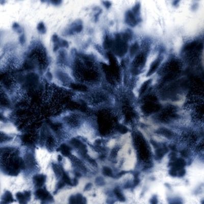 Tie dye shibori indigo blue navy seamless pattern