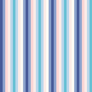 blue rainbow stripe M by Pippa Shaw