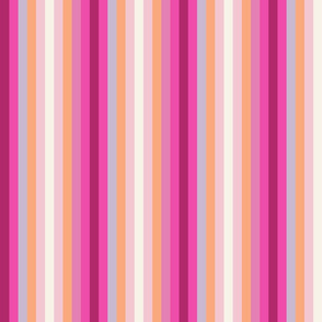 fuchsia rainbow stripe M by Pippa Shaw