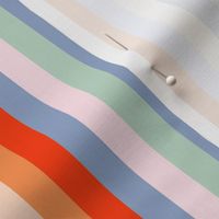 pastel multi rainbow stripe M by Pippa Shaw