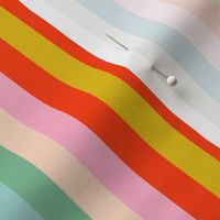 bright multi rainbow stripe M by Pippa Shaw