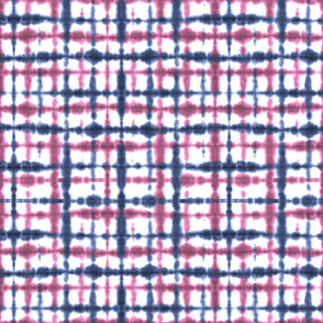 Tie dye shibori colorful stripes seamless pattern
