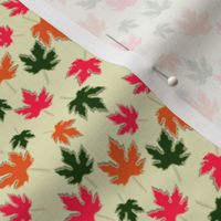 Maple Leaves Cream Offset