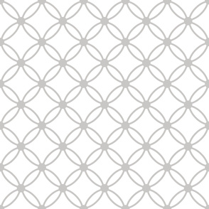 geometric grey trellis