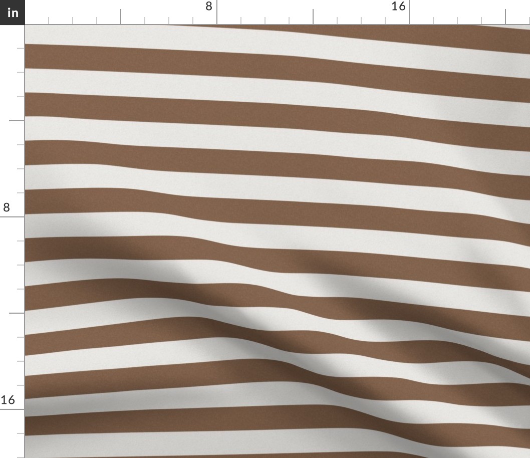 stripe fabric - 1" stripes - sfx1033 toffee